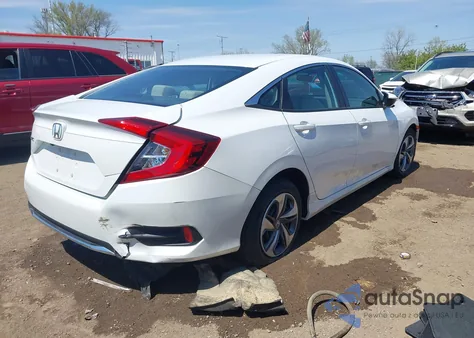 2020 Honda Civic Lx из США, поврежденный, VIN 2HGFC2F67LH548152